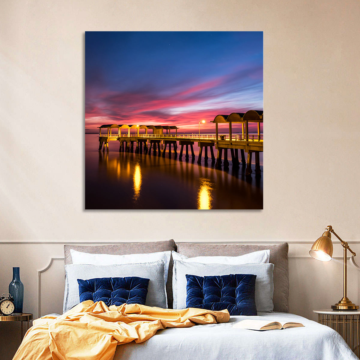 Jekyll Island Pier Wall Art