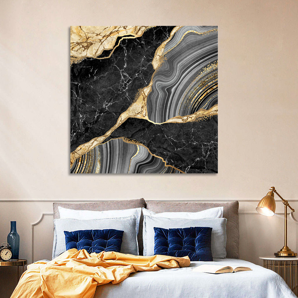 Gold River Abstract Wall Art