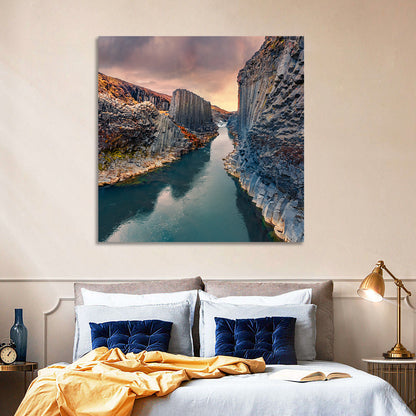 Studlagil Canyon Wall Art