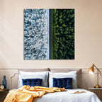 Summer and Winter Forests Wall Art