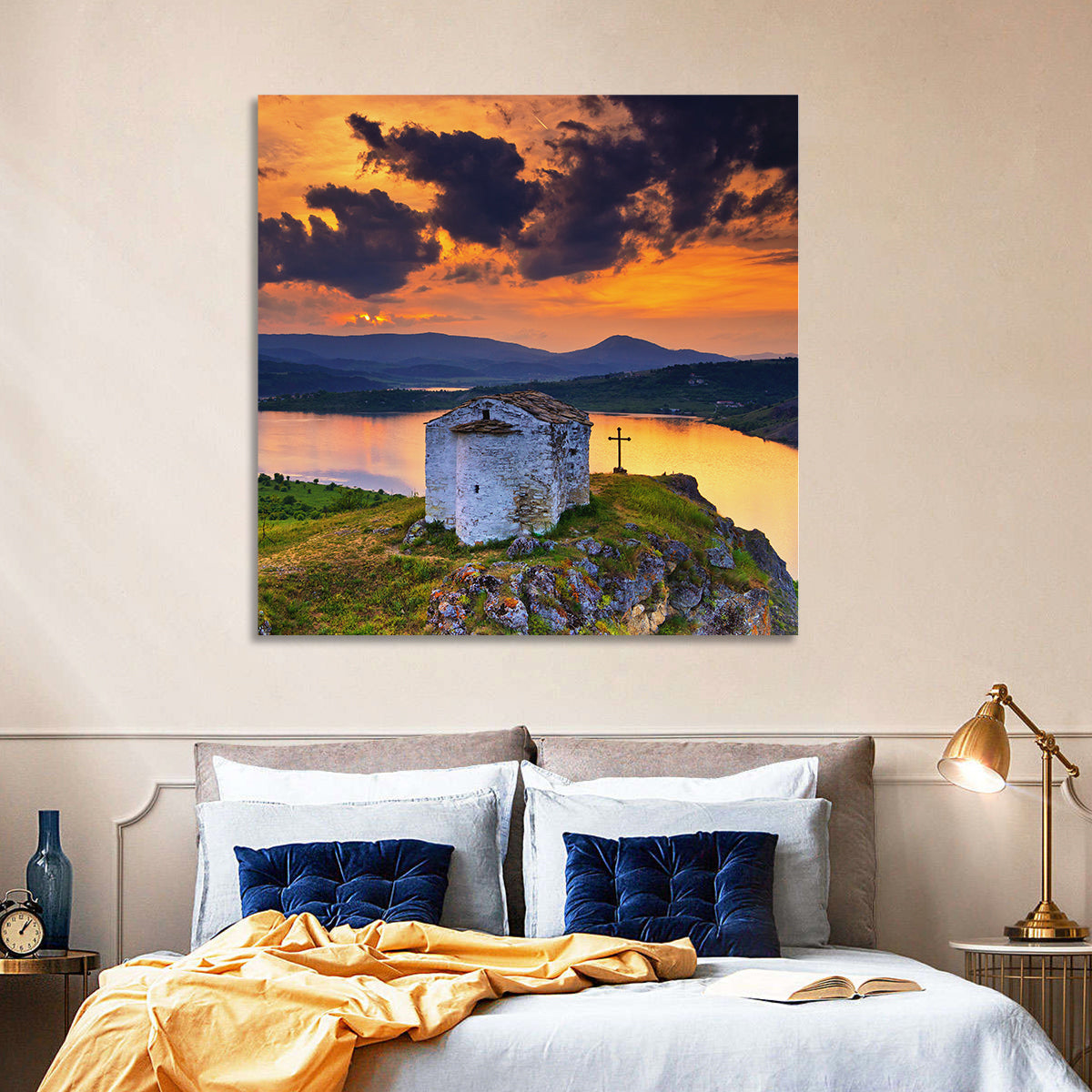 St John of Rila Chapel, Pchelitsa Wall Art in a room, square