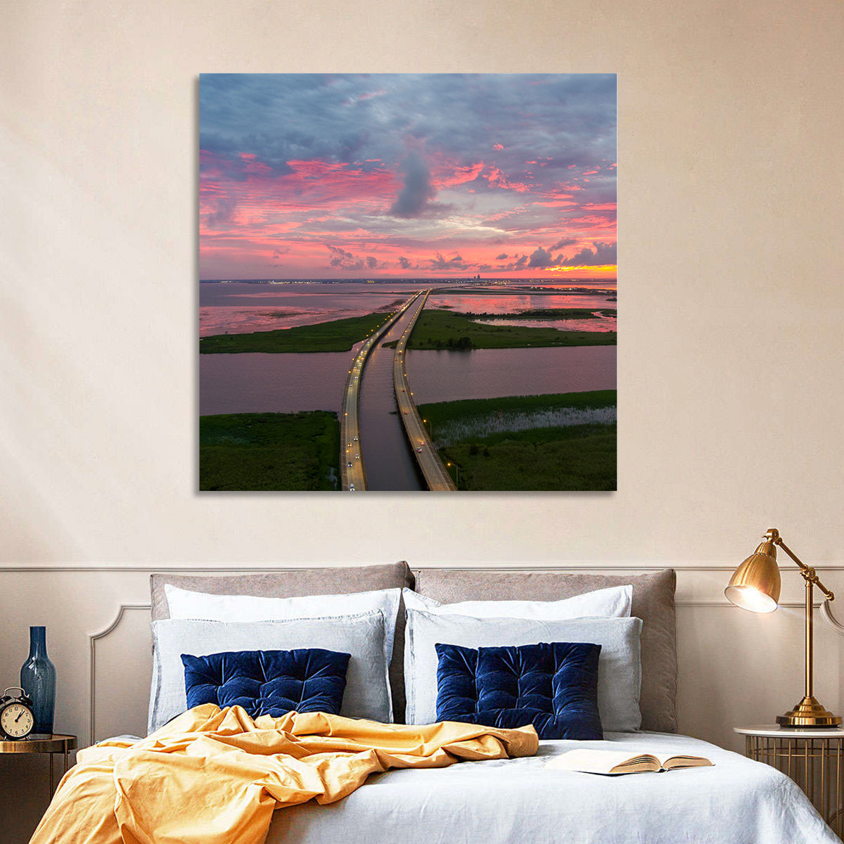 Mobile Bay Bridge Wall Art