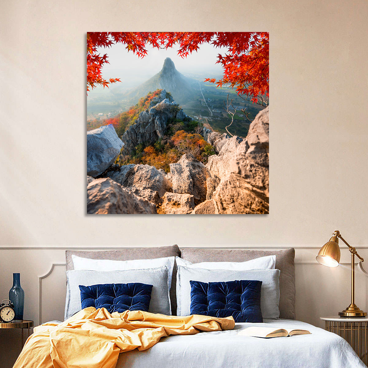 Khao No Nakhon Sawan Mountains Wall Art