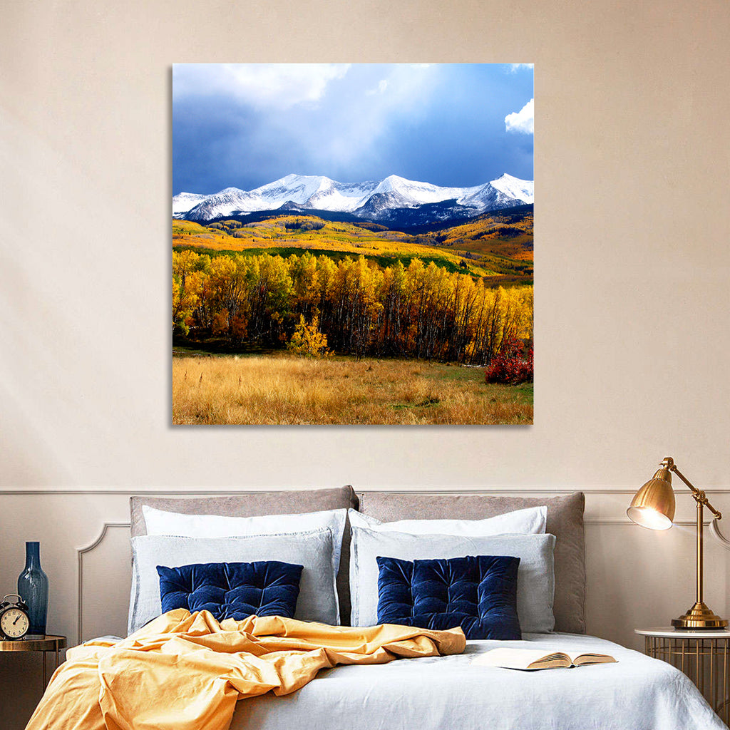 Crested Butte Autumn Mountains Wall Art