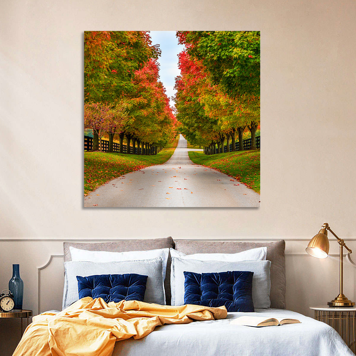 Tree-lined Farm Lane, Kentucky Wall Art
