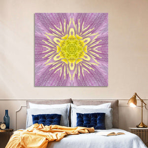 Concentric Mandala Floral Wall Art