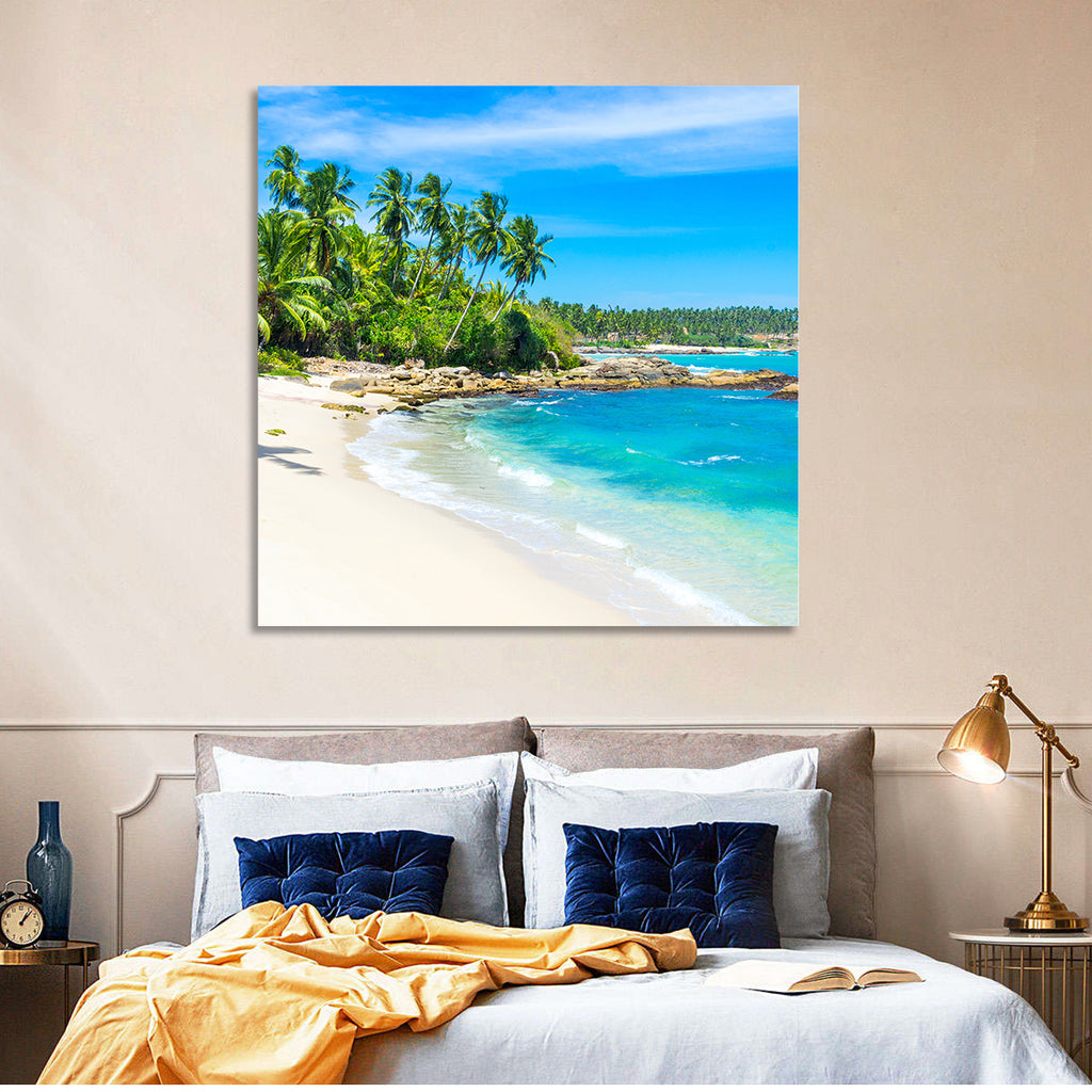 Sri Lanka Tropical Beach Wall Art