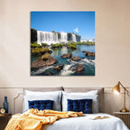 Iguazu River and Falls, Foz Do Iguaçu Wall Art