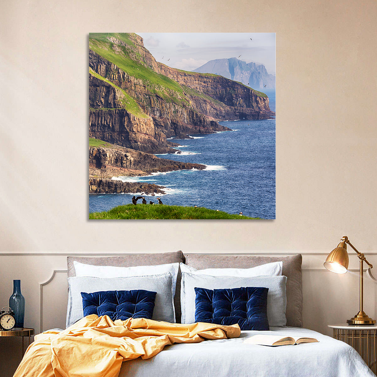 Mykines Cliffs, Faroe Islands Wall Art