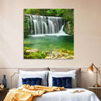 Emerald Lake Cascade Wall Art