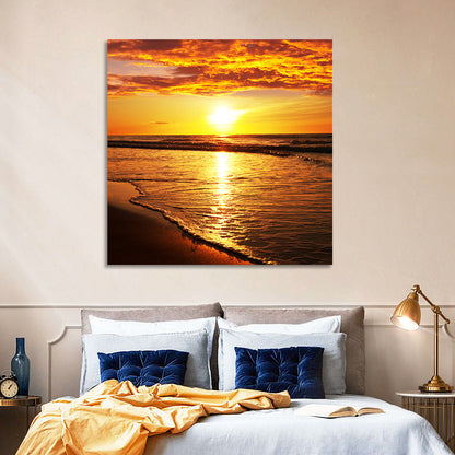 Thai Beach Sunset Wall Art