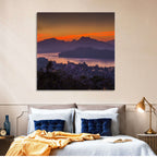 Luang Prabang Sunset Over Mekong Wall Art