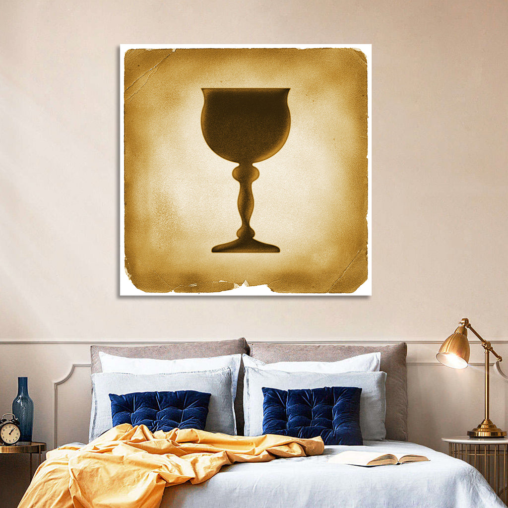 Holy Grail Chalice Illustration Wall Art