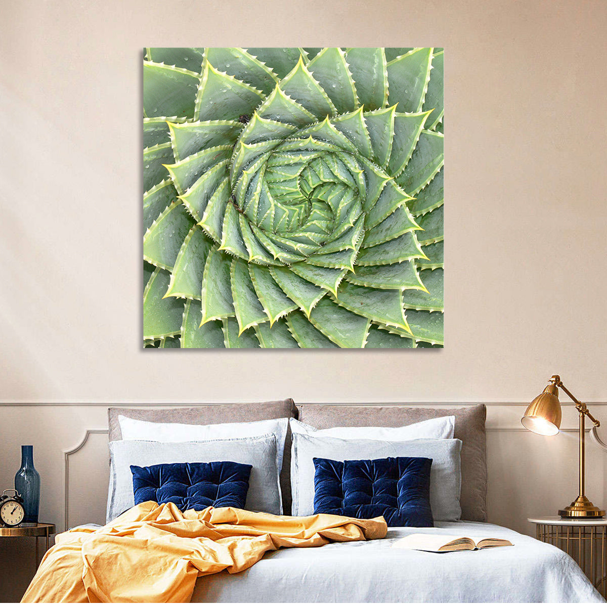 Spiral Aloe Wall Art