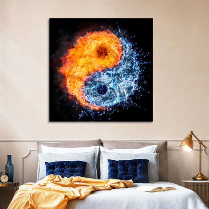 Fire & Water Ball Wall Art