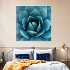 Spiral Agave Macro Wall Art