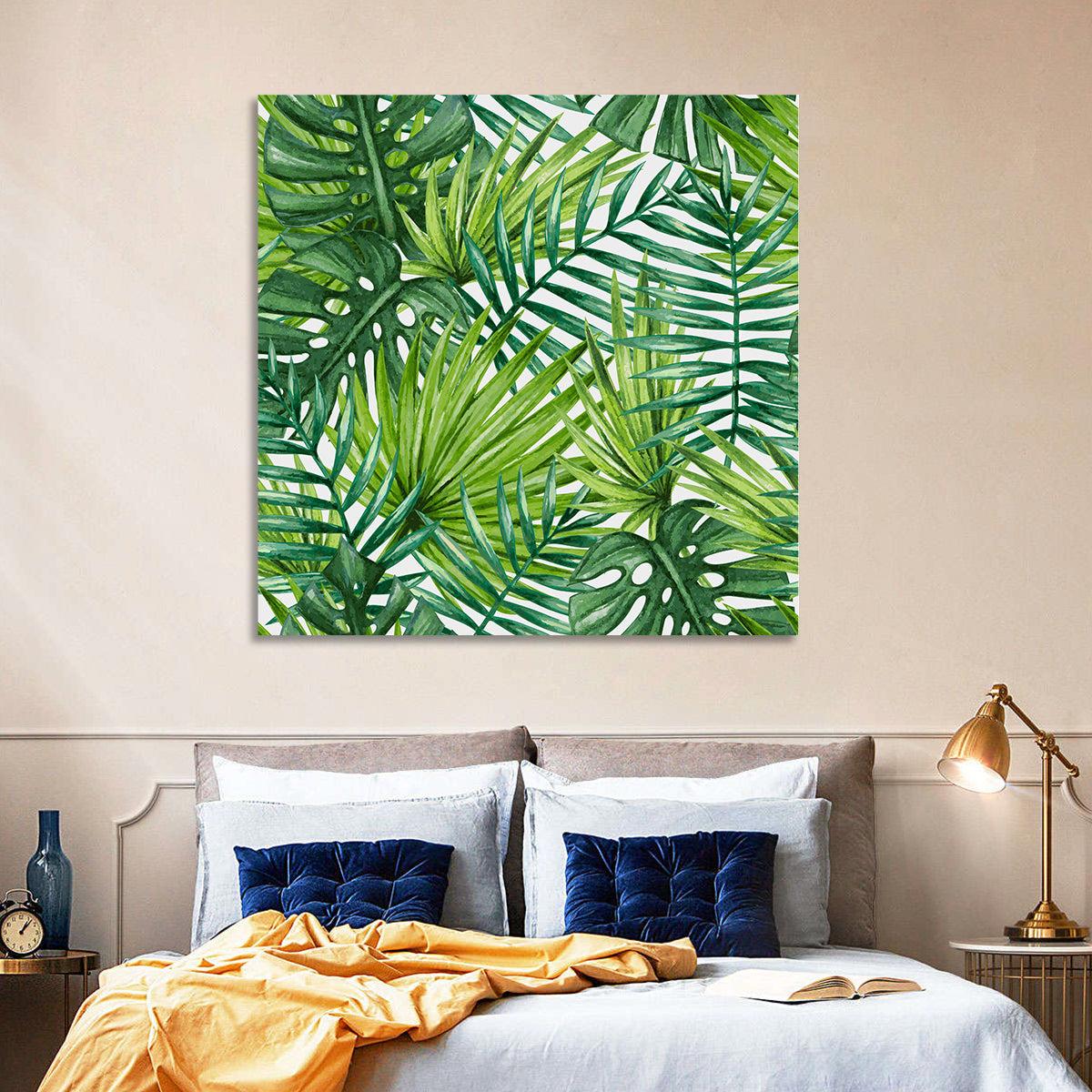 Palm Leaves Pattern Ii Wall Art