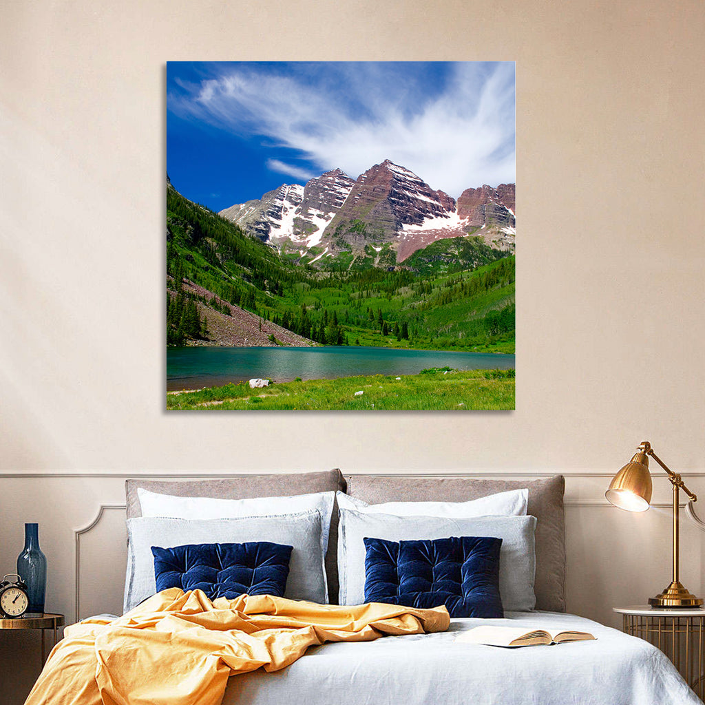 Maroon Bells Reflections at Maroon Lake Wall Art