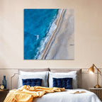 Myrtos Beach Aerial View Wall Art