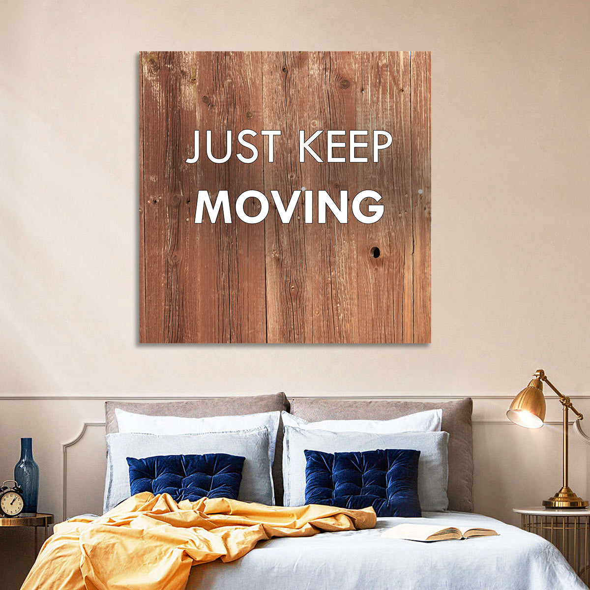 Just Keep Moving I Wall Art