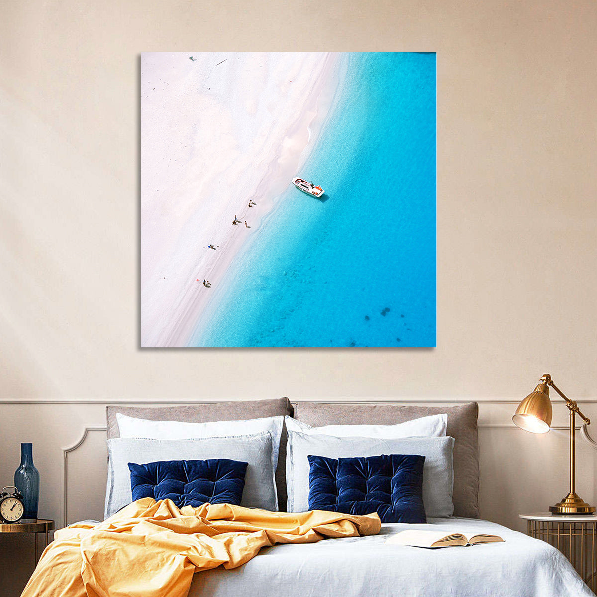 Calm Beach Bay Wall Art