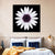 White Mandala Flower Wall Art