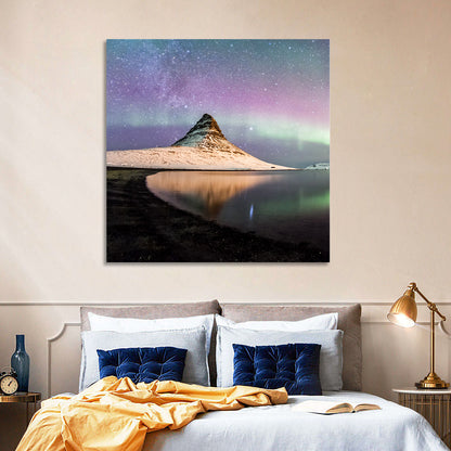 Kirkjufell & Milky Way Wall Art