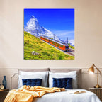 Gornergrat Train and Matterhorn Wall Art