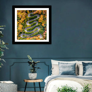 Winding Forest Road Wall Art