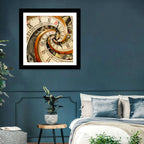 Surreal Infinity Clock Spiral Wall Art