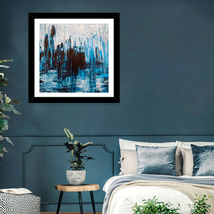 Messy Grunge Artistic Painting Wall Art