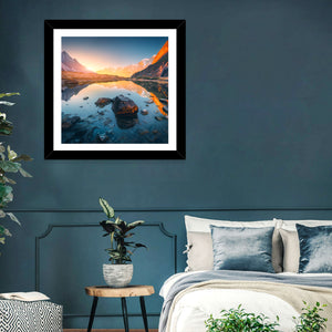 Himalayan Mountains Lake Wall Art