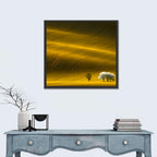 Golden Hour Rapeseed Field Wall Art
