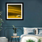 Golden Hour Rapeseed Field Wall Art