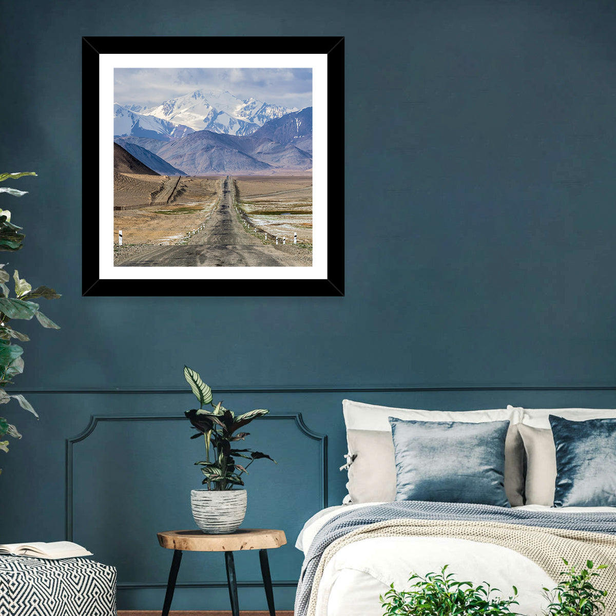 Pamir Mountains Road Wall Art