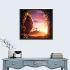 Three Crosses at Sunrise Wall Art
