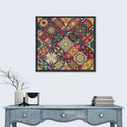 Vintage Mandala Tile Pattern Wall Art