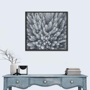 Forest Snowy Trees Wall Art