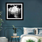 Tropical Jungle Silhouette Wall Art