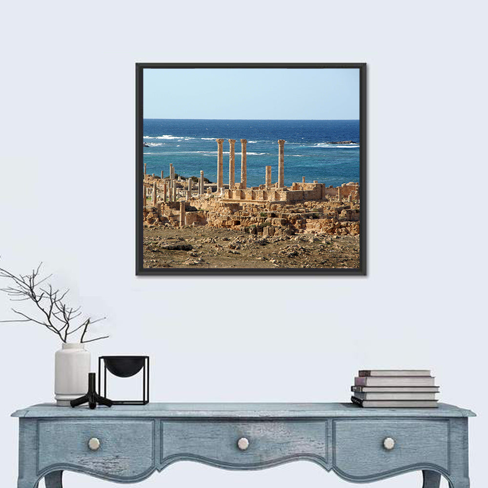 Leptis Magna Coastal Ruins Wall Art