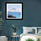 Lake Pukaki and Aoraki Mount Cook Wall Art