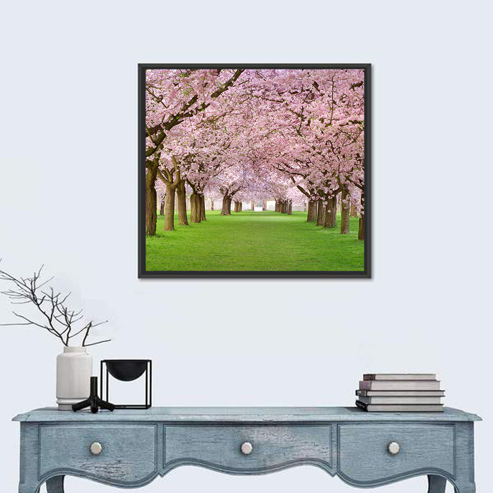 Cherry Blossom Avenue Wall Art