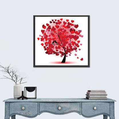 Valentine Love Tree Wall Art
