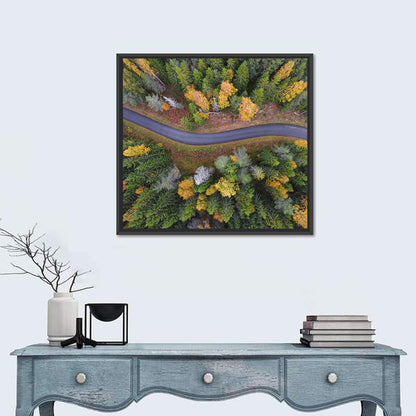 Summer Forest Road Wall Art