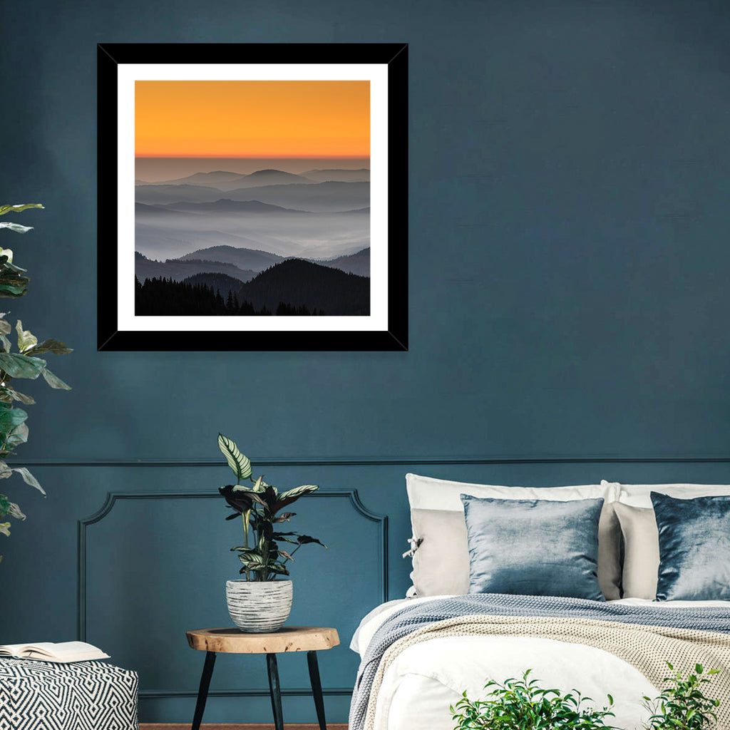 Rarau Mountains Sunrise Wall Art