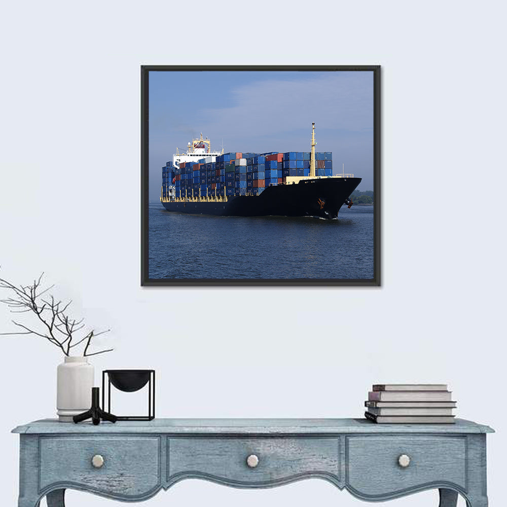 Container Ship Wall Art