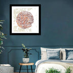 Surah An-Naba (31-36) Islamic Calligraphy Wall Art