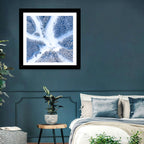 Birds-eye Ski Resort Landscape Wall Art