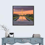 Washington Monument at Dusk Wall Art