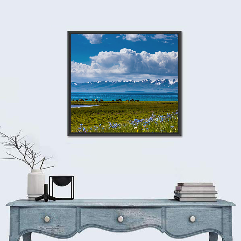 Song Kol Wildflower Shore Wall Art